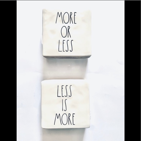⭐️🌴Rae Dunn Less is More Paper Weight